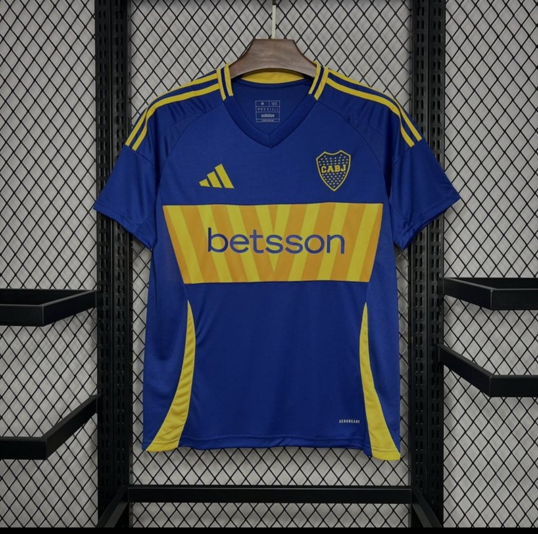 Vue Face Maillot Boca Junior Saison 2024-2025