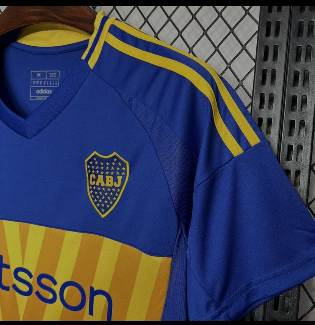 Vue Face Droite Maillot Boca Junior Saison 2024-2025