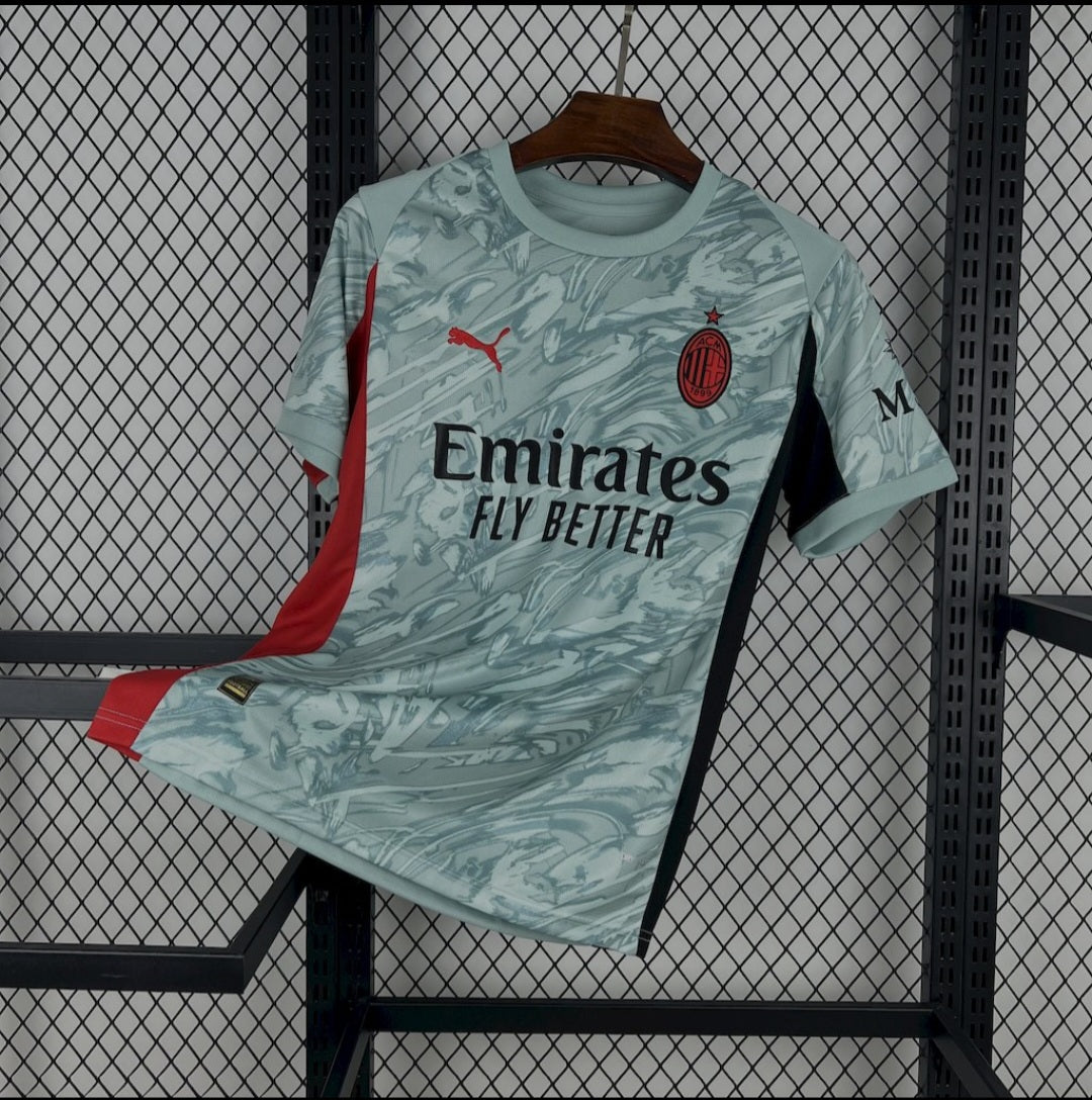 Vue Face Maillot AC Milan Saison 2024-2025
